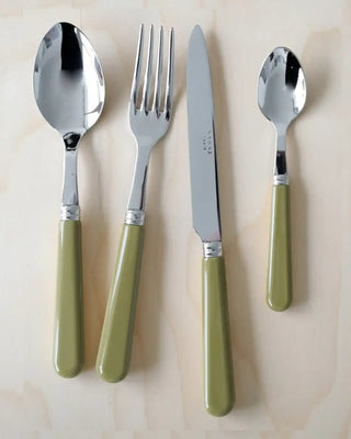 Sabre Paris Pop 24-piece stainless steel cutlery set with acrylic handles - Buy now on ShopDecor - Discover the best products by SABRE PARIS design