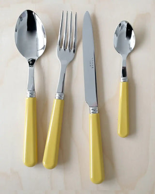 Sabre Paris Pop 24-piece stainless steel cutlery set with acrylic handles - Buy now on ShopDecor - Discover the best products by SABRE PARIS design