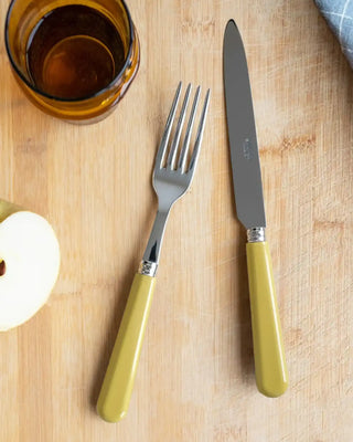 Sabre Paris Pop stainless steel dessert knife with acrylic handle - Buy now on ShopDecor - Discover the best products by SABRE PARIS design