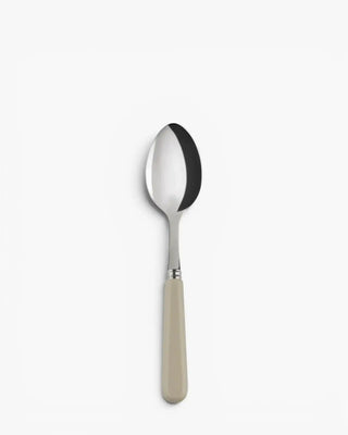Sabre Paris Pop stainless steel dessert spoon with acrylic handle Sabre Paris Light Kaki - Buy now on ShopDecor - Discover the best products by SABRE PARIS design
