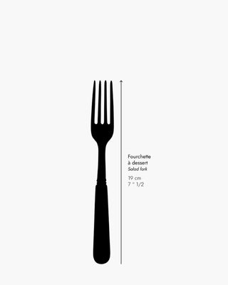 Sabre Paris Bistrot Shiny stainless steel dessert fork with nylon handle