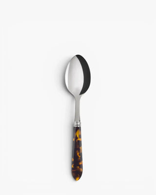 Sabre Paris Tortoise stainless steel dessert spoon with acrylic handle Sabre Paris Faux Tortoise - Buy now on ShopDecor - Discover the best products by SABRE PARIS design