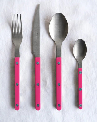 Sabre Paris Bistrot Vintage 24-piece stainless steel cutlery set with nylon handles - Buy now on ShopDecor - Discover the best products by SABRE PARIS design