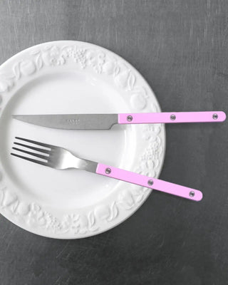 Sabre Paris Bistrot Vintage 24-piece stainless steel cutlery set with nylon handles - Buy now on ShopDecor - Discover the best products by SABRE PARIS design