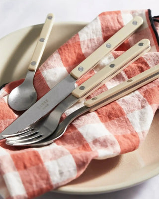 Sabre Paris Bistrot Vintage 24-piece stainless steel cutlery set with nylon handles - Buy now on ShopDecor - Discover the best products by SABRE PARIS design