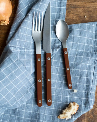 Sabre Paris Bistrot Vintage 24-piece stainless steel cutlery set with nylon handles - Buy now on ShopDecor - Discover the best products by SABRE PARIS design