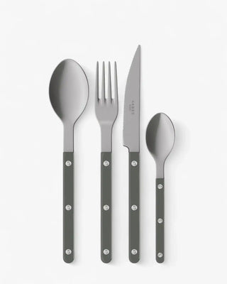 Sabre Paris Bistrot Vintage 24-piece stainless steel cutlery set with nylon handles Sabre Paris Dark Grey - Buy now on ShopDecor - Discover the best products by SABRE PARIS design