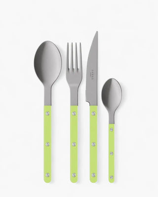 Sabre Paris Bistrot Vintage 24-piece stainless steel cutlery set with nylon handles Sabre Paris Lime - Buy now on ShopDecor - Discover the best products by SABRE PARIS design