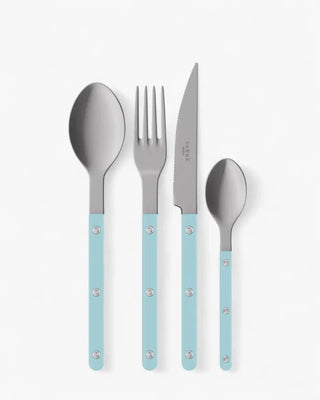Sabre Paris Bistrot Vintage 24-piece stainless steel cutlery set with nylon handles Sabre Paris Pastel Blue - Buy now on ShopDecor - Discover the best products by SABRE PARIS design