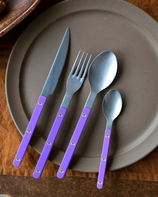 Sabre Paris Bistrot Vintage 24-piece stainless steel cutlery set with nylon handles - Buy now on ShopDecor - Discover the best products by SABRE PARIS design