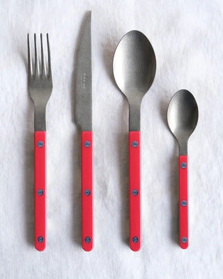Sabre Paris Bistrot Vintage 5-piece stainless steel cutlery set with nylon handles - Buy now on ShopDecor - Discover the best products by SABRE PARIS design