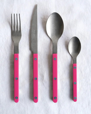 Sabre Paris Bistrot Vintage 5-piece stainless steel cutlery set with nylon handles - Buy now on ShopDecor - Discover the best products by SABRE PARIS design