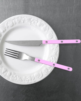 Sabre Paris Bistrot Vintage 5-piece stainless steel cutlery set with nylon handles - Buy now on ShopDecor - Discover the best products by SABRE PARIS design