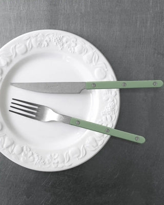 Sabre Paris Bistrot Vintage 5-piece stainless steel cutlery set with nylon handles - Buy now on ShopDecor - Discover the best products by SABRE PARIS design
