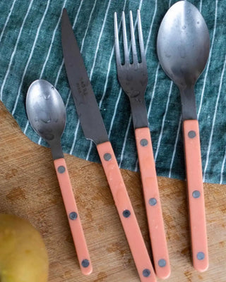 Sabre Paris Bistrot Vintage 5-piece stainless steel cutlery set with nylon handles - Buy now on ShopDecor - Discover the best products by SABRE PARIS design