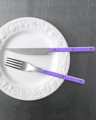 Sabre Paris Bistrot Vintage 5-piece stainless steel cutlery set with nylon handles - Buy now on ShopDecor - Discover the best products by SABRE PARIS design