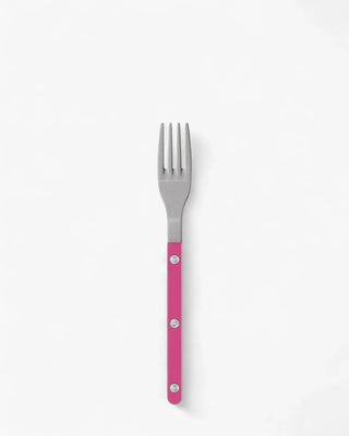 Sabre Paris Bistrot Vintage stainless steel dessert fork with nylon handle Sabre Paris Raspberry - Buy now on ShopDecor - Discover the best products by SABRE PARIS design