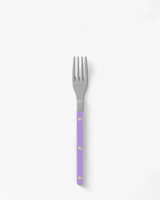 Sabre Paris Bistrot Vintage stainless steel dessert fork with nylon handle Sabre Paris Light Purple - Buy now on ShopDecor - Discover the best products by SABRE PARIS design