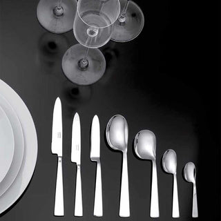 Sambonet Conca Gio Ponti cutlery set 75 pieces with orfèvre handle - Buy now on ShopDecor - Discover the best products by SAMBONET design