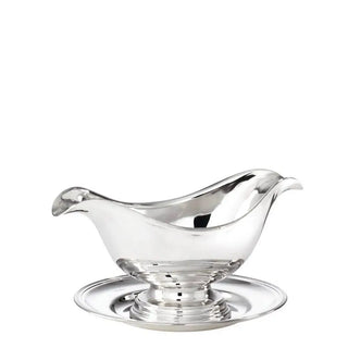 Sambonet Contour oval sauce boat silverplated With Saucer - Buy now on ShopDecor - Discover the best products by SAMBONET design