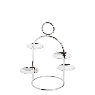 Sambonet Elite pastry stand with dishes stainless steel - Buy now on ShopDecor - Discover the best products by SAMBONET design