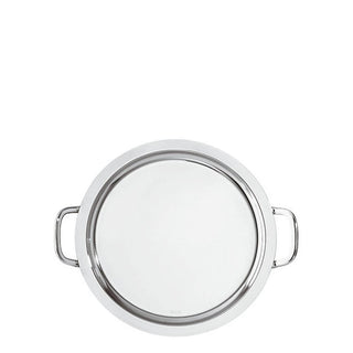 Sambonet Elite round tray with handles diam 35 cm silverplated - Buy now on ShopDecor - Discover the best products by SAMBONET design