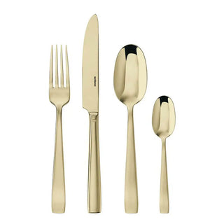 Sambonet Flat cutlery set PVD Champagne Set 24 - Buy now on ShopDecor - Discover the best products by SAMBONET design