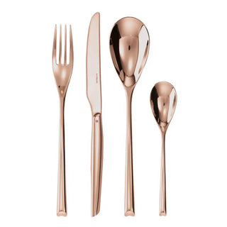 Sambonet H-Art cutlery set Sambonet Mirror PVD Copper Set 24 - Buy now on ShopDecor - Discover the best products by SAMBONET design