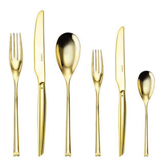 Sambonet H-Art cutlery set 36 pieces PVD Gold - Buy now on ShopDecor - Discover the best products by SAMBONET design