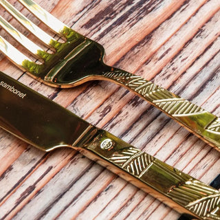Sambonet Jungle cutlery set - Buy now on ShopDecor - Discover the best products by SAMBONET design