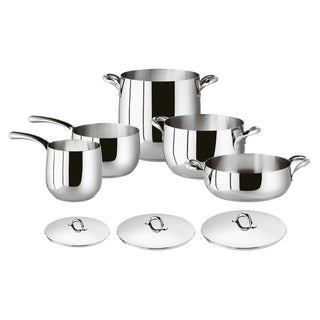 Sambonet Kikka 8-piece cookware set - Buy now on ShopDecor - Discover the best products by SAMBONET design