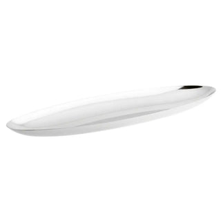 Sambonet Linea Q tray Sambonet Silverplated Steel Oval - Buy now on ShopDecor - Discover the best products by SAMBONET design
