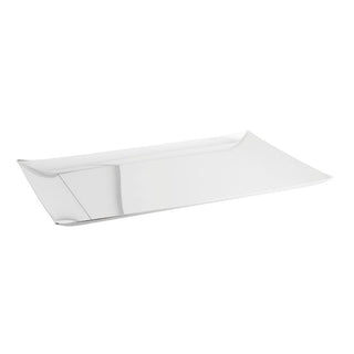 Sambonet Linea Q tray 43x28 cm. Sambonet Mirror Steel - Buy now on ShopDecor - Discover the best products by SAMBONET design