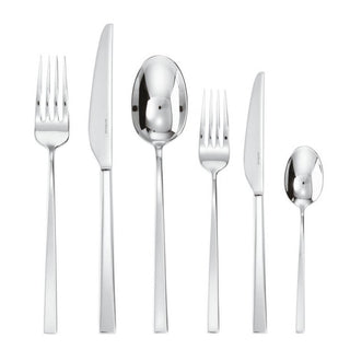 Sambonet Linea-Q cutlery set 36 pieces Silver - Buy now on ShopDecor - Discover the best products by SAMBONET design