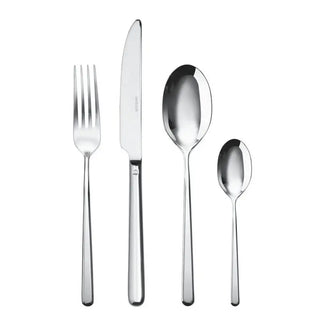 Sambonet Linear cutlery set Steel Set 24 - Buy now on ShopDecor - Discover the best products by SAMBONET design