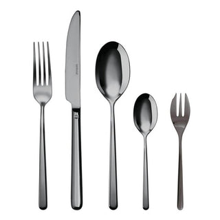 Sambonet Linear cutlery set 30 pieces PVD Black - Buy now on ShopDecor - Discover the best products by SAMBONET design