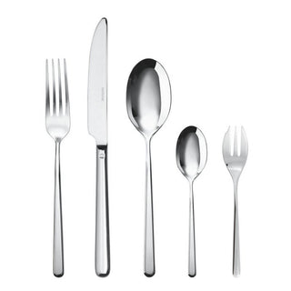 Sambonet Linear cutlery set 30 pieces Silver - Buy now on ShopDecor - Discover the best products by SAMBONET design