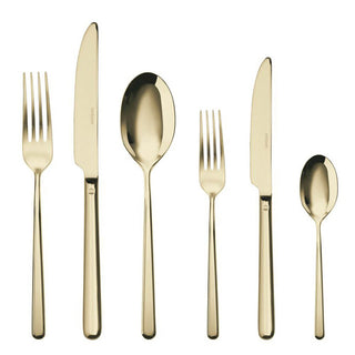 Sambonet Linear cutlery set 36 pieces PVD Champagne - Buy now on ShopDecor - Discover the best products by SAMBONET design