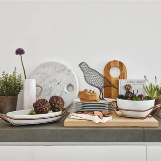 Sambonet New Living holder with oval dish - Buy now on ShopDecor - Discover the best products by SAMBONET design