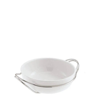 Sambonet New Living spaghetti dish with holder Steel 32 cm - 12.60 in - Buy now on ShopDecor - Discover the best products by SAMBONET design