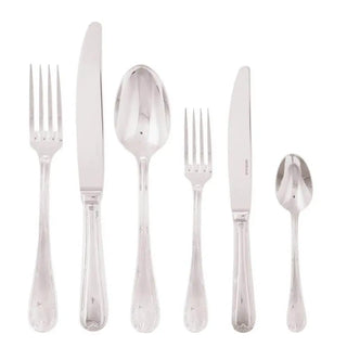 Sambonet Ruban Croise cutlery set Silver Set 36 - Buy now on ShopDecor - Discover the best products by SAMBONET design