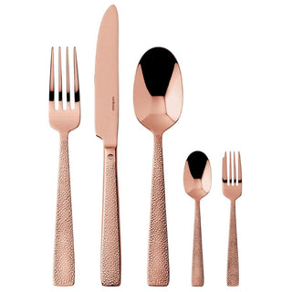 Sambonet Siena 30-piece cutlery set Sambonet Mirror PVD Copper - Buy now on ShopDecor - Discover the best products by SAMBONET design