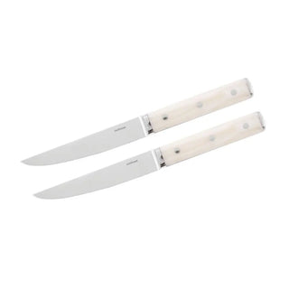 Sambonet 2 steak knives set Ivory Sirloin - Buy now on ShopDecor - Discover the best products by SAMBONET design