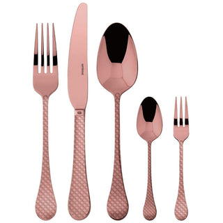 Sambonet Taormina 30-piece cutlery set Sambonet Mirror PVD Copper - Buy now on ShopDecor - Discover the best products by SAMBONET design