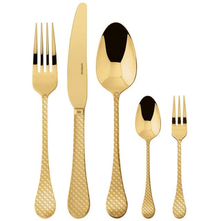 Sambonet Taormina 30-piece cutlery set Sambonet Mirror PVD Gold - Buy now on ShopDecor - Discover the best products by SAMBONET design