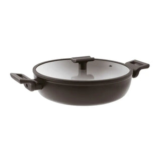 Sambonet Titan Pro Double Induction non-stick sauté pan 2 handles with lid 24 cm - 9.45 in - Buy now on ShopDecor - Discover the best products by SAMBONET design