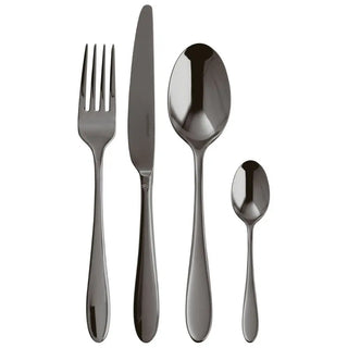 Sambonet Velvet cutlery set Sambonet Mirror PVD 2Black Set 24 - Buy now on ShopDecor - Discover the best products by SAMBONET design