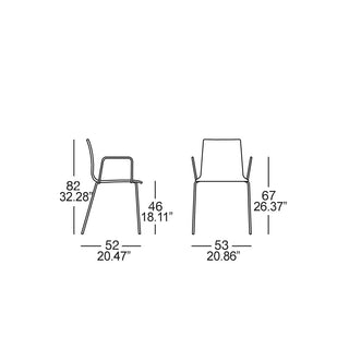 Scab Alice armchair armrests chromed legs by A. W. Arter - F. Citton - Buy now on ShopDecor - Discover the best products by SCAB design