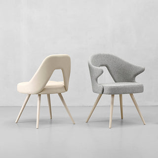 Scab Me chair bleached beech and fabric seat by Simone Micheli - Buy now on ShopDecor - Discover the best products by SCAB design