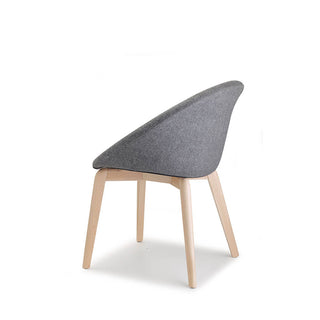 Scab Natural Giulia Pop chair natural beech legs and fabric seat - Buy now on ShopDecor - Discover the best products by SCAB design